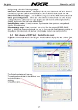 Preview for 21 page of Nexus FDX-kit Installation And Operation Manual