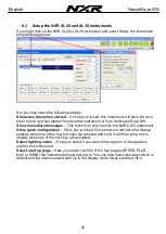 Preview for 23 page of Nexus FDX-kit Installation And Operation Manual