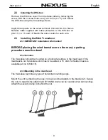 Предварительный просмотр 10 страницы Nexus NX Start Pack 2 Installation And Operation Manual