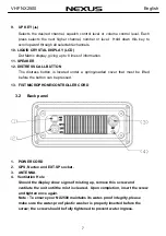 Предварительный просмотр 8 страницы Nexus NX2500 Installation And Operation Manual