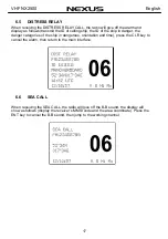 Предварительный просмотр 18 страницы Nexus NX2500 Installation And Operation Manual