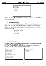 Предварительный просмотр 31 страницы Nexus NX2500 Installation And Operation Manual