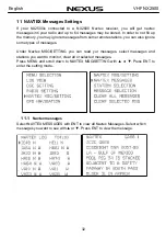 Предварительный просмотр 33 страницы Nexus NX2500 Installation And Operation Manual