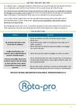 Preview for 9 page of Nexus Rota-pro CB3RP-210-90 User Manual