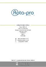 Preview for 12 page of Nexus Rota-pro CB3RP-210-90 User Manual