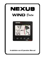 Nexus Wind Data Installation And Operation Manual preview