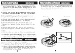 Предварительный просмотр 6 страницы Nexvac RoboVac 200 User Manual