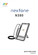 Nexvoo nexfone N380 Quick Start Manual preview