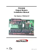 NexWatch PW-5000 Installation Manual preview