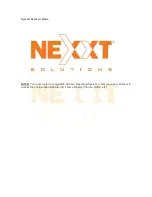 Nexxt Solutions Nyx300 Manual preview