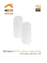 Nexxt SmartWi-Fi home security Contact sensor kit Manual preview