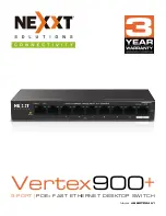 Preview for 1 page of Nexxt Vertex900+ Manual