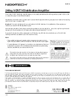 NexxTech 1501116 Quick Start Manual preview