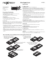 Preview for 1 page of NexxTech 6313014 Instructions