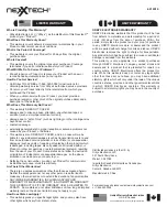 Preview for 2 page of NexxTech 6313014 Instructions