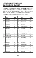 Preview for 21 page of NexxTech Professional Weather Station User Manual