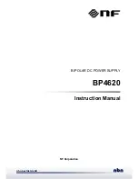 NF BP4620 Instruction Manual предпросмотр