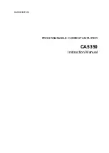 Предварительный просмотр 3 страницы NF CA5350 Instruction Manual