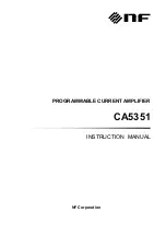 NF CA5351 Instruction Manual предпросмотр