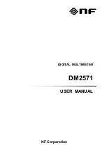 NF DM2571 User Manual preview