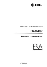 NF FRA5097 Instruction Manual предпросмотр