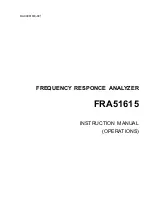 Предварительный просмотр 3 страницы NF FRA51615 Instruction Manual