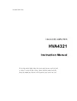 Предварительный просмотр 3 страницы NF HVA4321 Instruction Manual