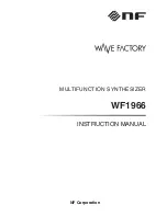 NF wf1966 Instruction Manual preview