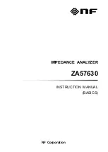 NF ZA57630 Instruction Manual предпросмотр