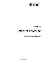 NF ZM2371 Instruction Manual предпросмотр