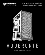 Preview for 1 page of nfortec AQUERONTE Instruction Manual