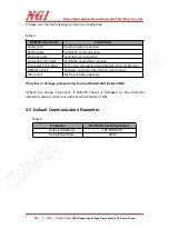 Предварительный просмотр 9 страницы NGI N36100 Series User Manual