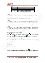 Предварительный просмотр 30 страницы NGI N36100 Series User Manual