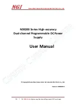 Предварительный просмотр 1 страницы NGI N39200 Series User Manual