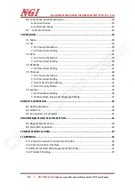 Предварительный просмотр 3 страницы NGI N39200 Series User Manual