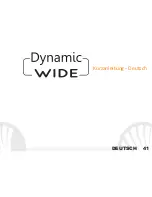 Предварительный просмотр 41 страницы NGM Dynamic Wide Quick Manual