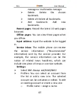 Preview for 61 page of NGM Elvis User Manual