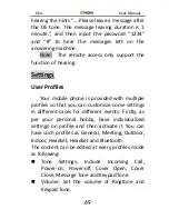 Preview for 69 page of NGM Elvis User Manual