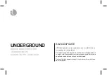 Предварительный просмотр 44 страницы NGS electonics UNDERGROUND User Manual