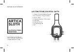 Предварительный просмотр 6 страницы NGS ARTICA SLOTH Manual