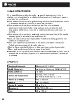 Preview for 42 page of NGS Red Artica User Manual