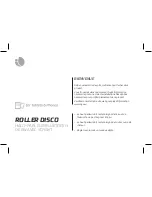 Preview for 8 page of NGS Roller Disco User Manual