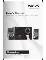 NGS Thunderbox User Manual preview