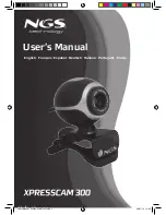 Предварительный просмотр 1 страницы NGS XPRESSCAM 300 User Manual