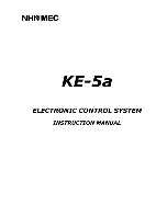 NHK KE-5A Instruction Manual preview