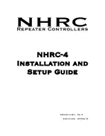 NHRC NHRC-4 Installation And Setup Gude preview