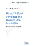 Предварительный просмотр 1 страницы NHS Bipap A30 Patient User Manual