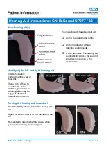 Preview for 1 page of NHS GN ReSound UP977 Instructions