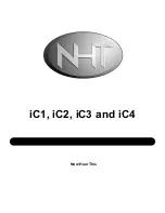 NHT Architect iC-2 Owner'S Manual предпросмотр