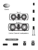 NHT Classic Three C Setup Manual предпросмотр